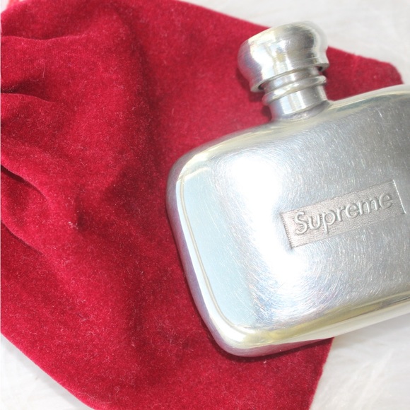 Supreme Mini Pewter Flask